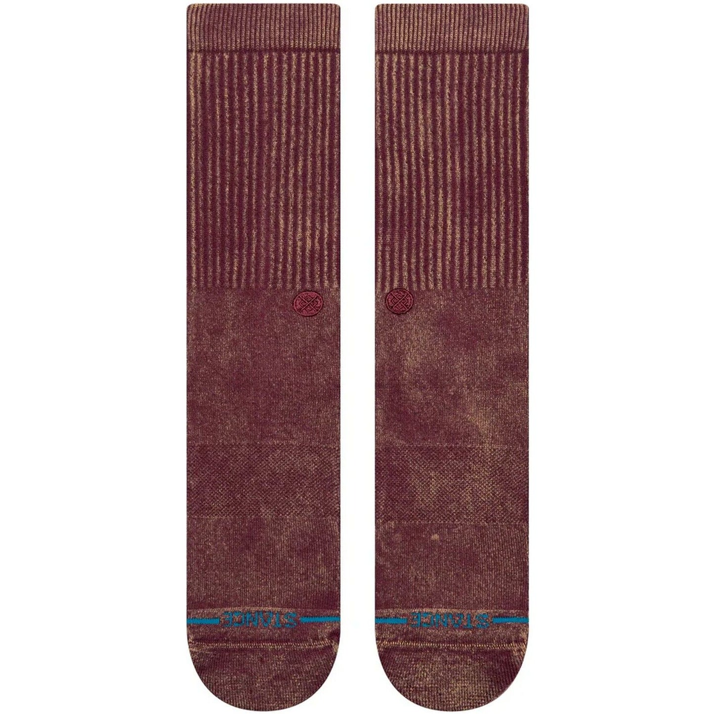 Calze Unisex Stance - Icon Dyed Crew - Bordeaux
