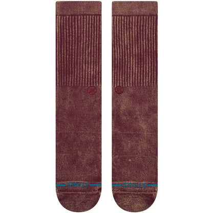Calze Unisex Stance - Icon Dyed Crew - Bordeaux