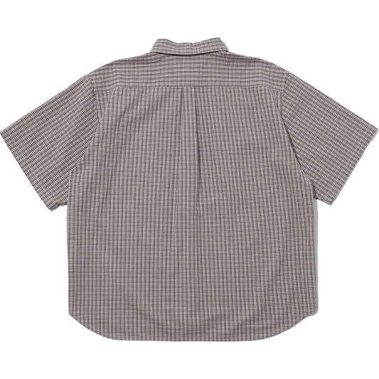 Camicie casual Unisex XLarge - Check Double Sleeves Shirt - Beige