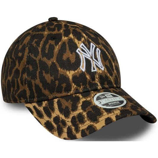 Cappellini da baseball Unisex New Era - Wmns Outline Leopard 9Twenty Neyyan - Nero