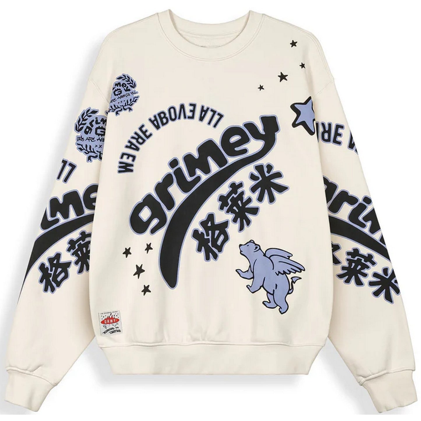 Felpe senza cappuccio Uomo Grmy - Concreat Jungle We Are Above All Crewneck - Bianco