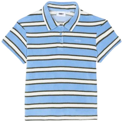 Polo Donna Obey - Sol Stripe Polo Ss - Multicolore