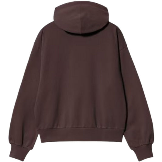 Felpe con cappuccio Donna Carhartt Wip - W' Hooded Casey Sweatshirt - Marrone