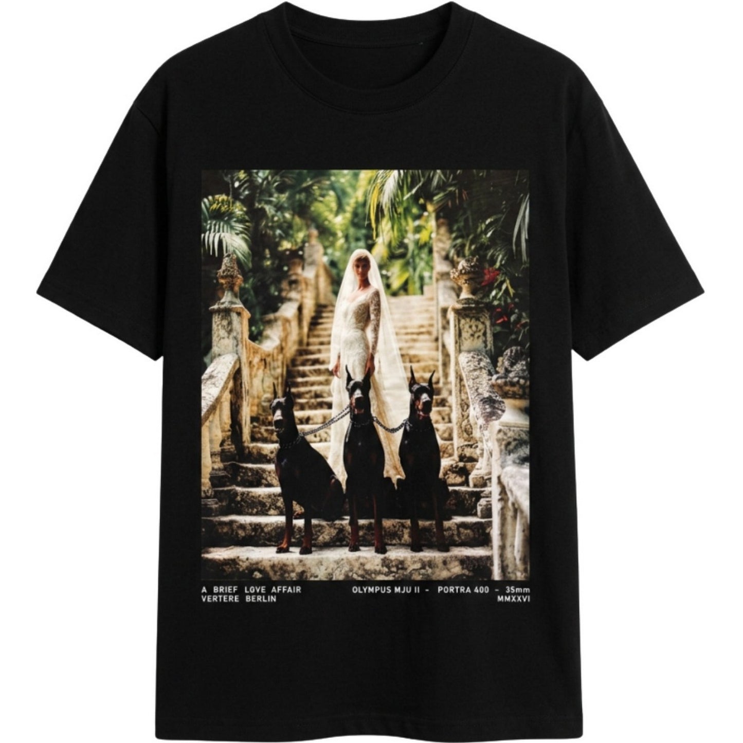 T-shirt Uomo Vertere Berlin - Honeymoon T-Shirt - Nero