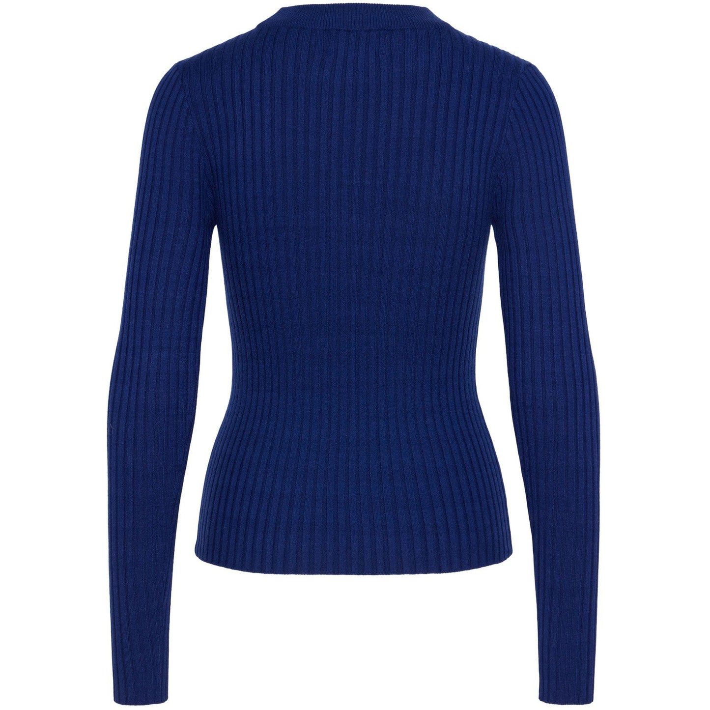 Maglie Donna Pieces - Pccrista Ls O-Neck Knit Noos Bc - Blu