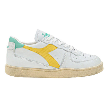 Sneaker Unisex Diadora - Mi Basket Low Used - Bianco