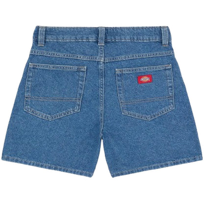 Pantaloncini Donna Dickies - 984 5 Inch High Waist Jean Shorts W - Blu