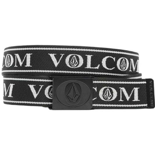 Cinture Unisex Volcom - Oh Stone Web Belt - Nero