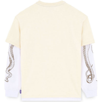 Maglie a manica lunga Uomo Octopus - Logo Double Ls Tee - Beige