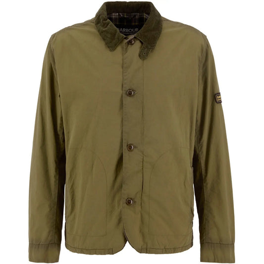 Giacche Uomo Barbour International - Troon Washed Wax Jacket - Verde