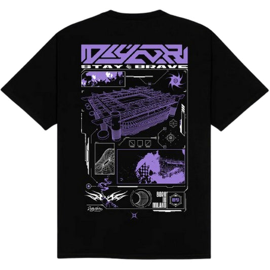 T-shirt Uomo Dolly Noire - Sci-fi stadium tee - Nero