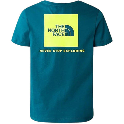 T-shirt Bambino The North Face - B S/S Redbox Tee (Back Box Graphic) - Verde