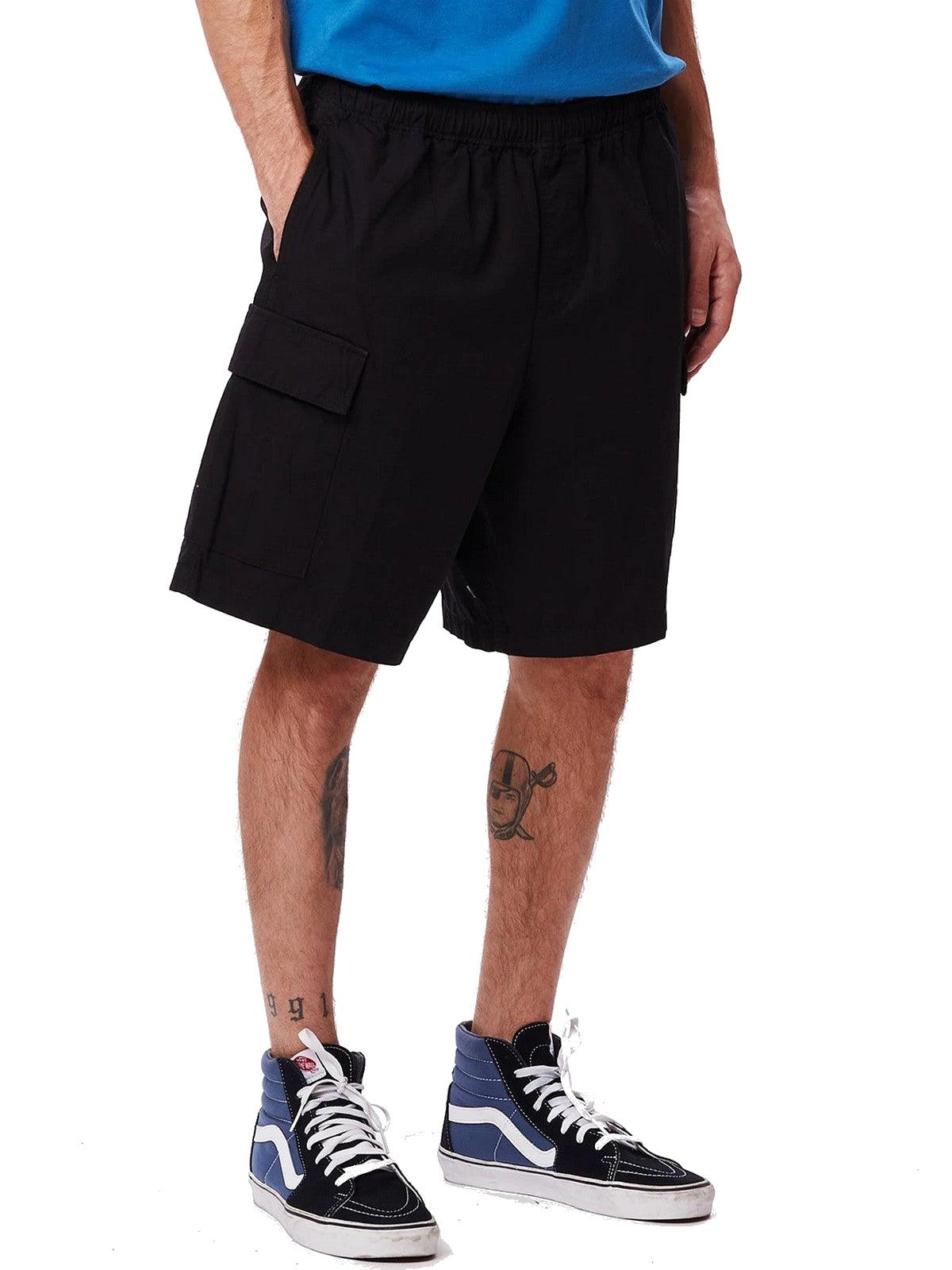 Bermuda Uomo Obey - Easy Ripstop Cargo Short - Nero