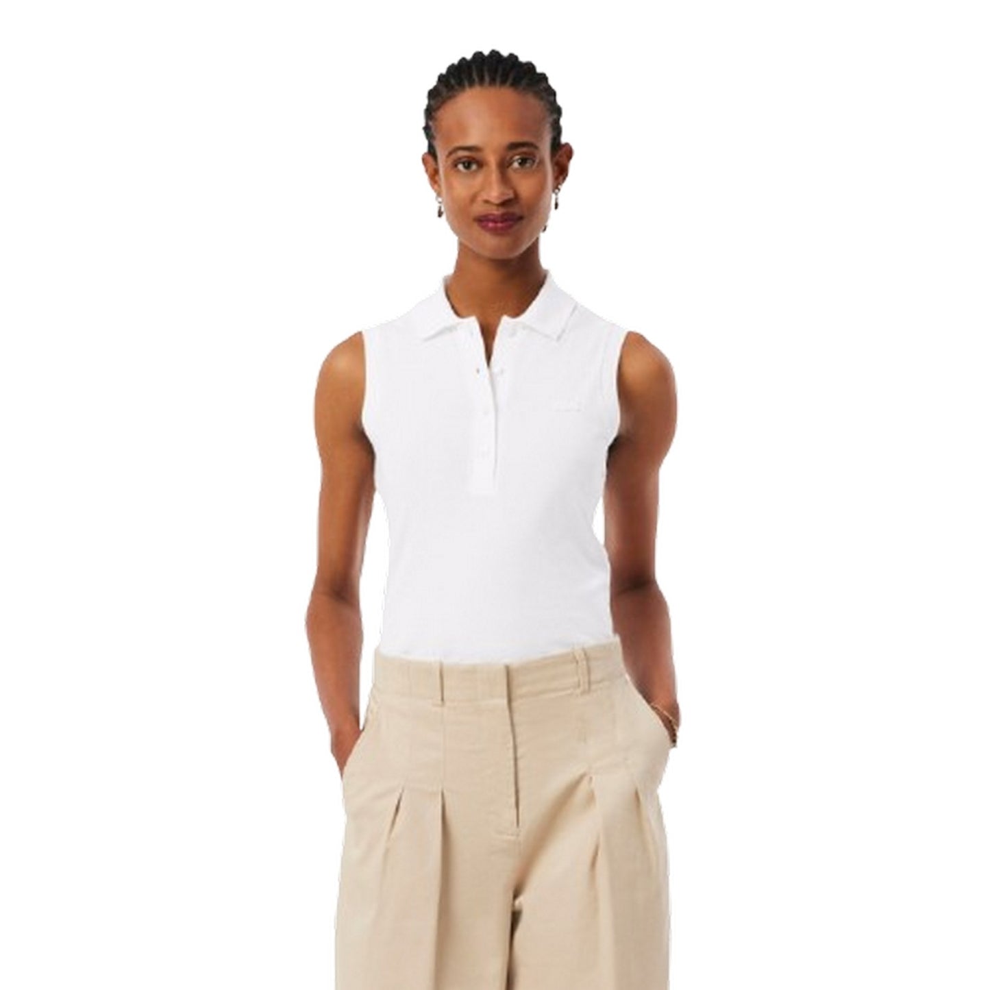 Polo Donna Lacoste - Polo Manica Corta - Bianco