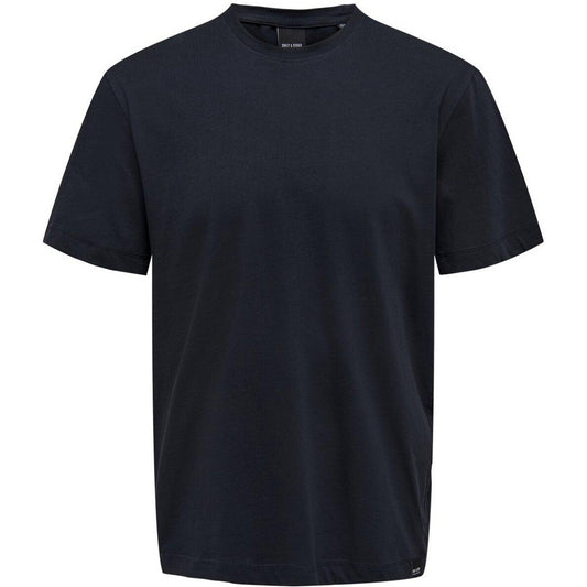 T-shirt Uomo Only & Sons - Onsmax Life Reg Ss Stitch Tee Noos - Blu