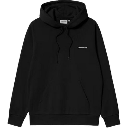Felpe con cappuccio Uomo Carhartt Wip - Hooded Script Embroidery Sweat - Nero