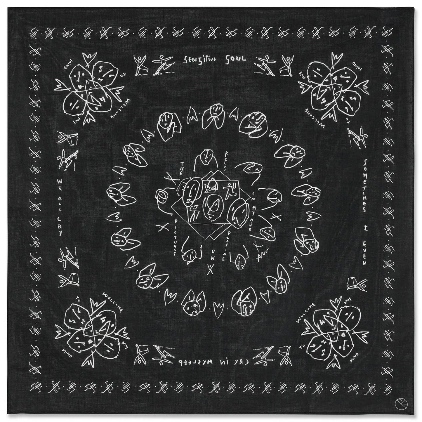 Fazzoletti da collo Uomo Polar - Bandana - Nero