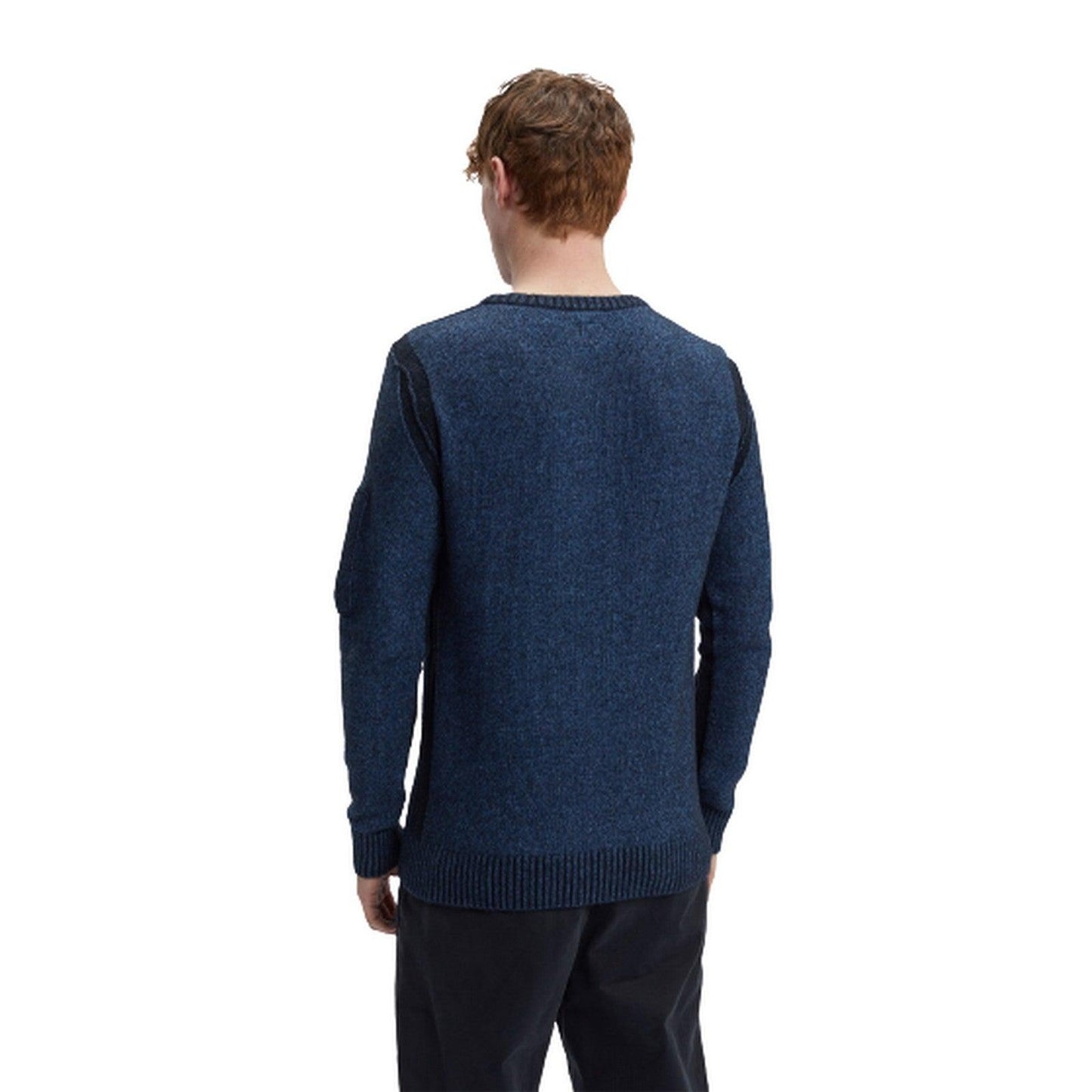 Maglie a manica lunga Uomo C.P. Company - Fleece Knit Jumper - Blu