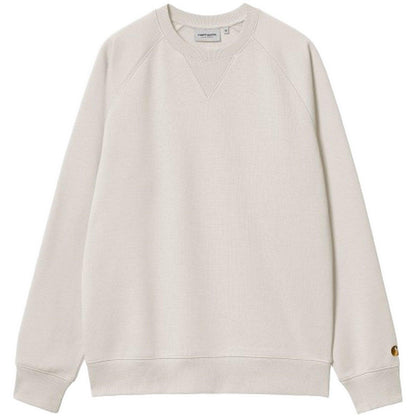 Felpe senza cappuccio Uomo Carhartt Wip - Chase Sweat - Bianco