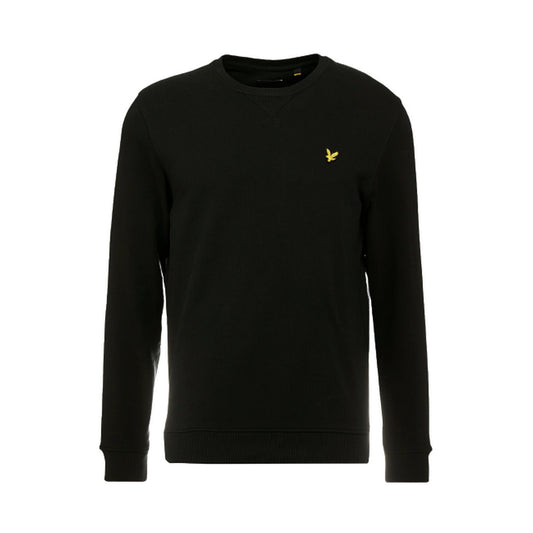 Felpe senza cappuccio Uomo Lyle & Scott - Brushed Back Crew Neck Sweatsh - Nero