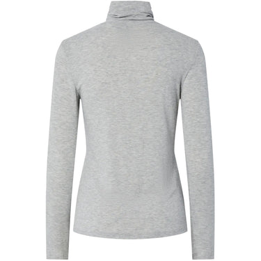 Canotte e top Donna Pieces - Pcmaria Ls Rollneck Top Jrs Noos Bc - Grigio