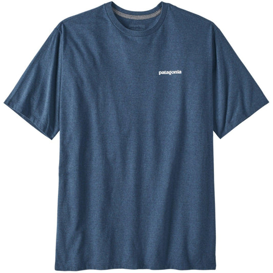 T-shirt Uomo Patagonia - M's P-6 Logo Responsibili-Tee - Blu