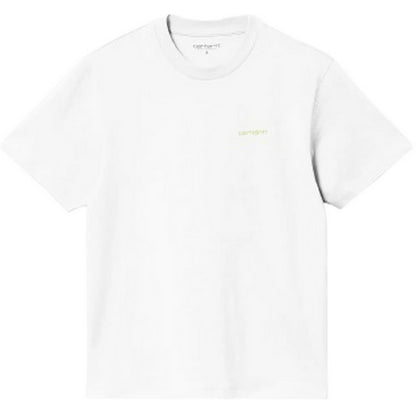 T-shirt Donna Carhartt Wip - W' S/S Script Embroidery T-S - Bianco