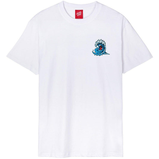 T-shirt Uomo Santa Cruz - Screaming Wave T-Shirt - Bianco