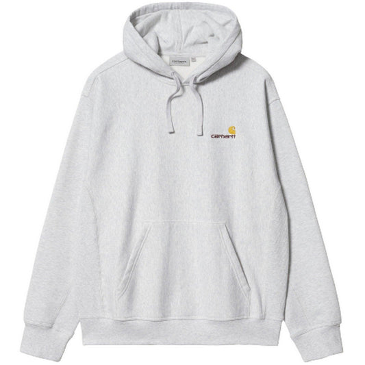 Felpe con cappuccio Uomo Carhartt Wip - Hooded American Script Sweat - Grigio