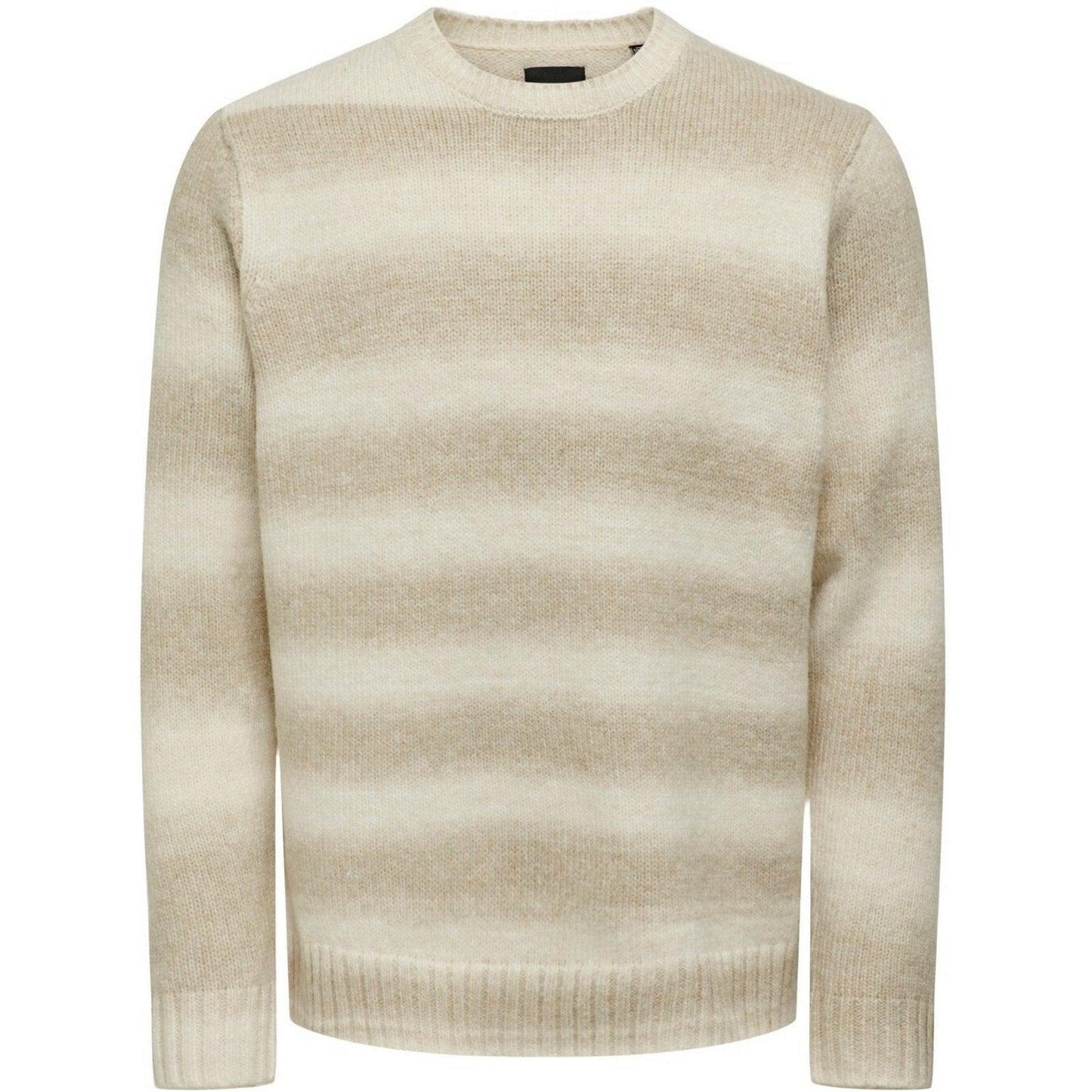 Maglioni Uomo Only & Sons - Onsmarcel Reg 3 Gradient Crew Knit - Panna