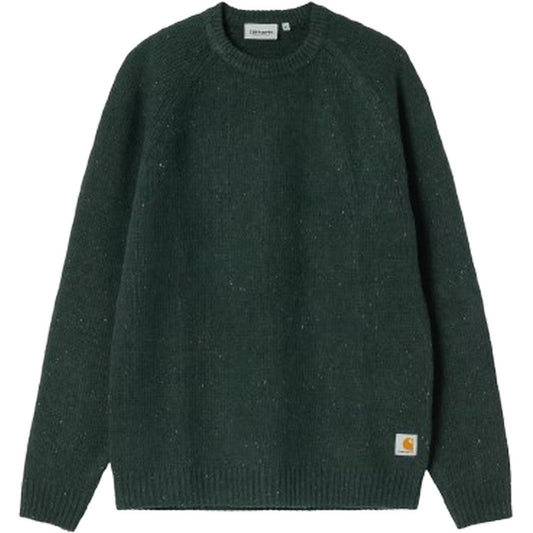 Maglioni Uomo Carhartt Wip - Anglistic Sweater - Verde