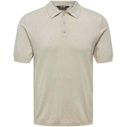 Polo Uomo Only & Sons - Onswyler Life Ss Polo Knit - Beige