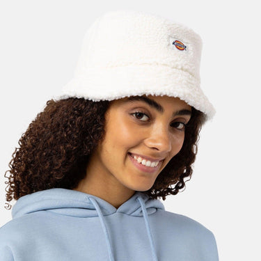 Dickies Chapeaux Bob Unisexe - Red Chute Bucket - Blanc