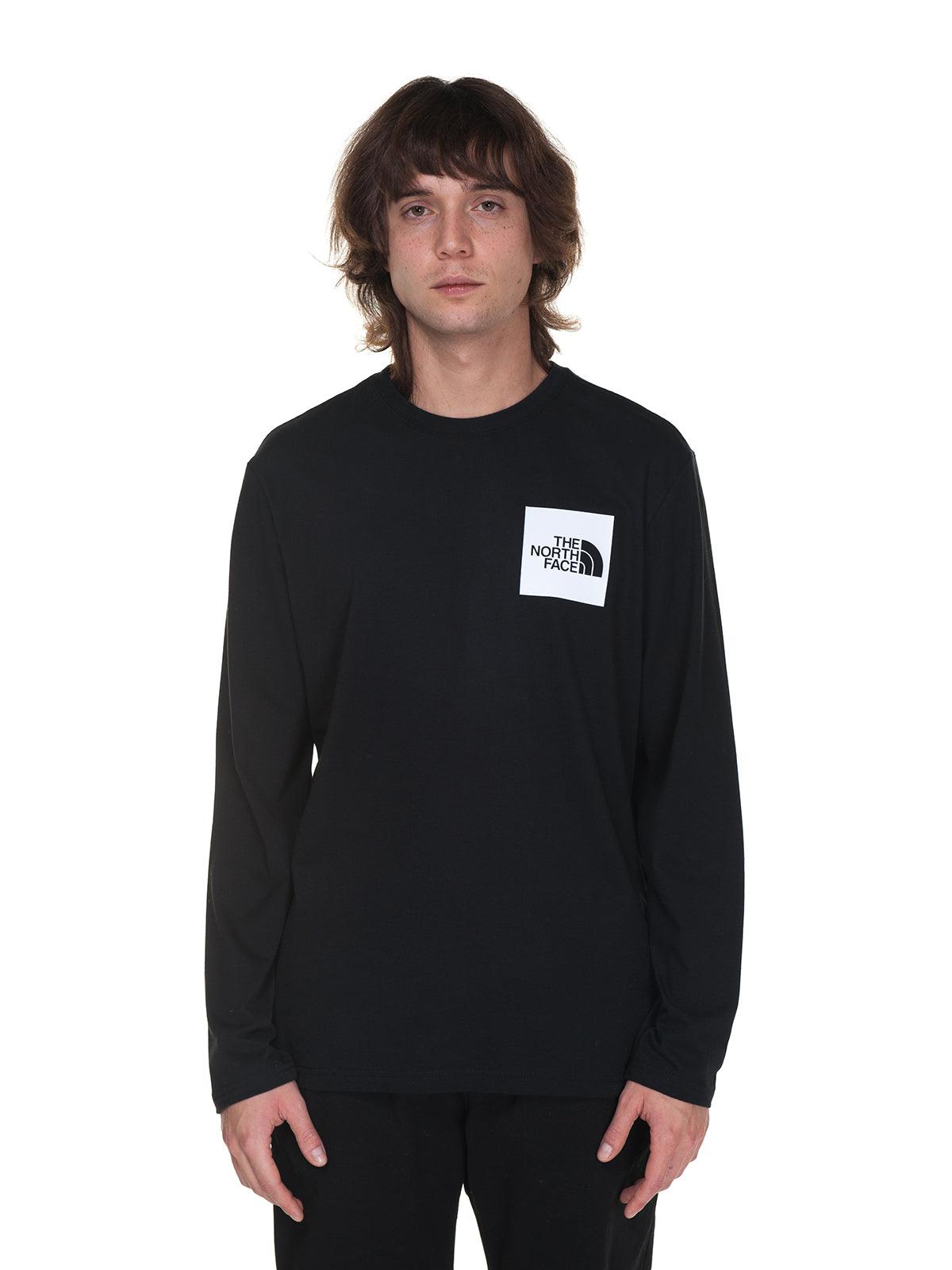 Maglie a manica lunga Uomo The North Face - L/S Fine Tee - Nero