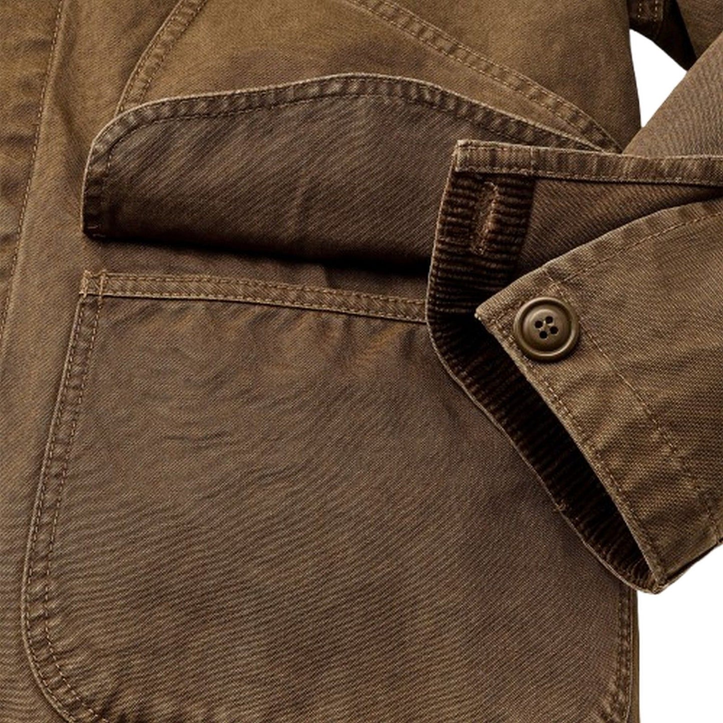 Giacche Uomo Filson - Canvas Outfitter Jacket - Marrone