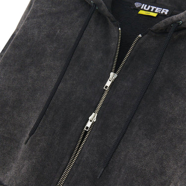 Felpe con cappuccio Uomo Iuter - Tribal Marble Zip Hoodie - Nero