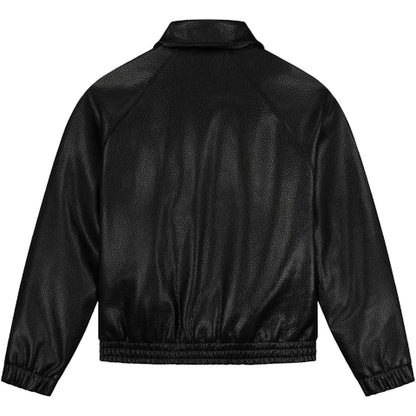 Giacche Uomo Arte Antwerp - Basic Leather Jacker - Nero
