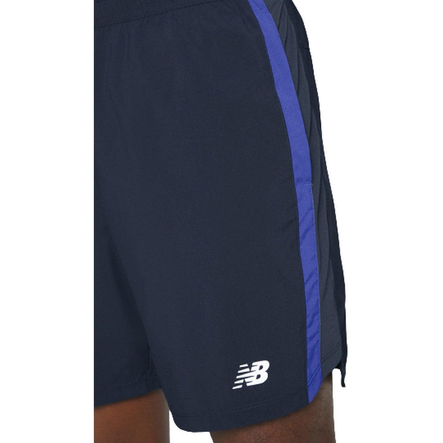 Pantaloncini Uomo New Balance - Accelerate 7 Inch Short - Blu