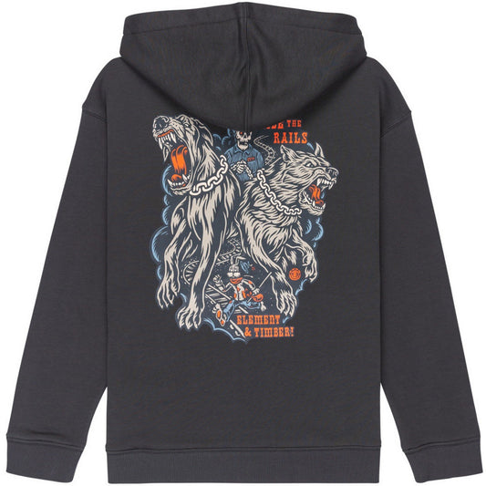 Felpe con cappuccio Bambino Element - Timber Guard Dogs Zh Y - Nero