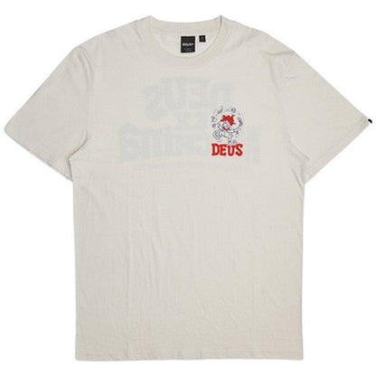 T-shirt Uomo Deus Ex Machina - New Redline Tee - Bianco