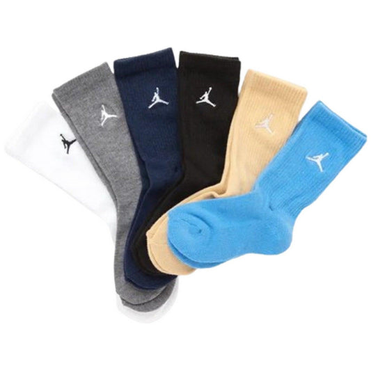 Calze Ragazzi Unisex Jordan - Everyday Essentials 6Pk Crew - Multicolore