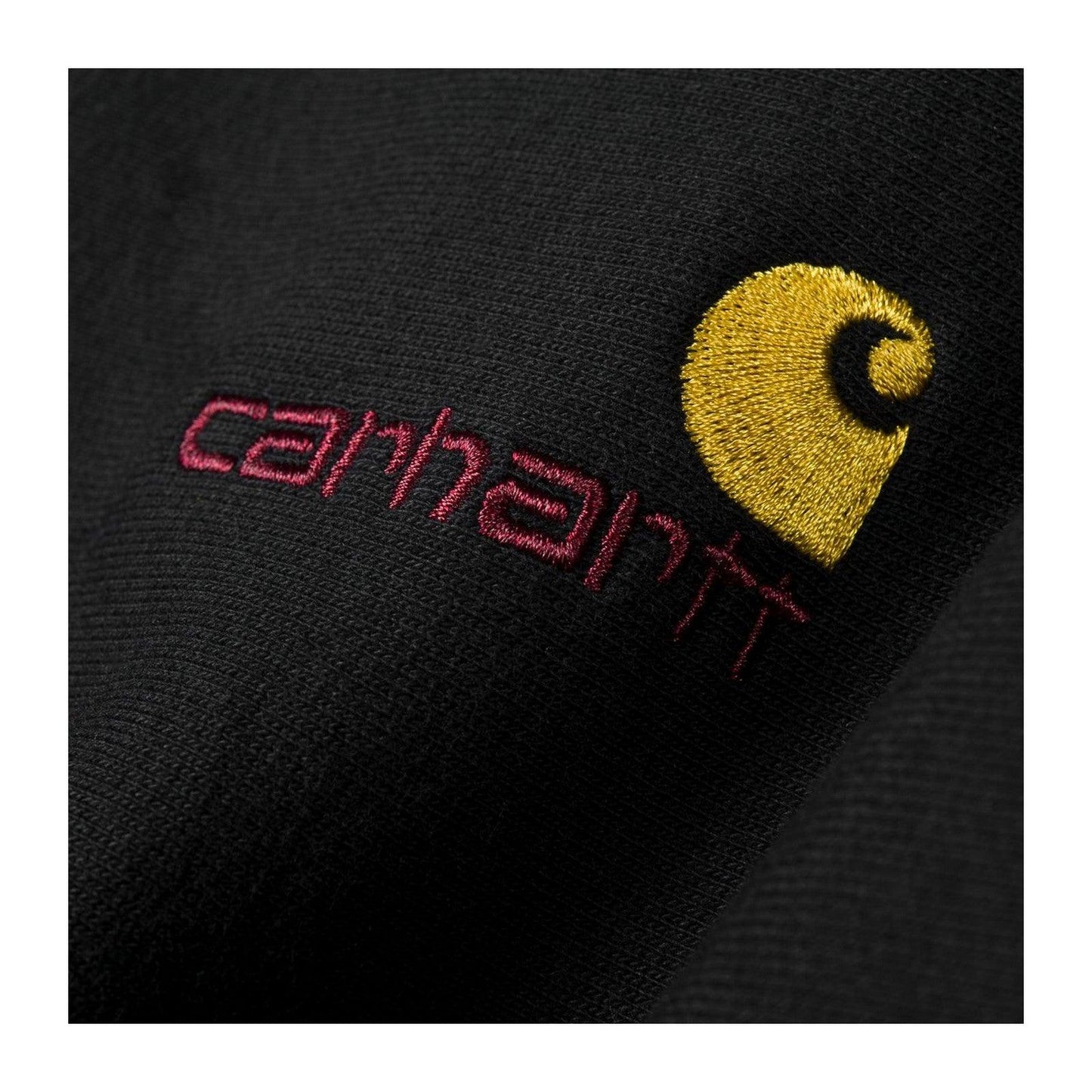 Felpe senza cappuccio Uomo Carhartt Wip - American Script Sweat - Nero