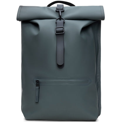 Zaini Casual Unisex Rains - Rolltop Rucksack W3 - Grigio