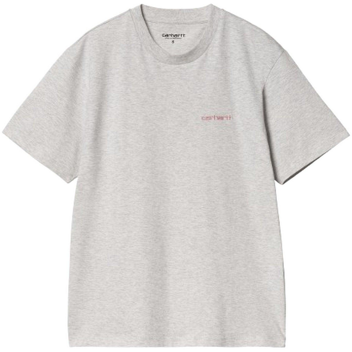 T-shirt Donna Carhartt Wip - W' S/S Script Embroidery T-S - Grigio