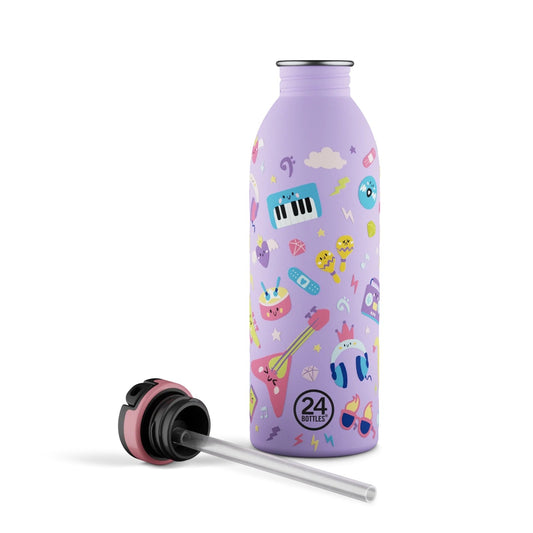 Thermoskanne für Getränke Kinder Unisex 24 Flaschen - Urban Bottle 050 Music Friends - Mehrfarbig