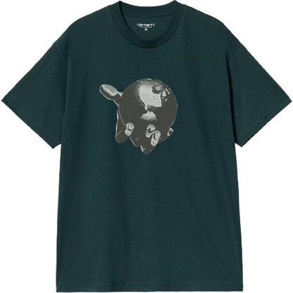 T-shirt Uomo Carhartt Wip - S/S Saviour T-Shirt - Verde