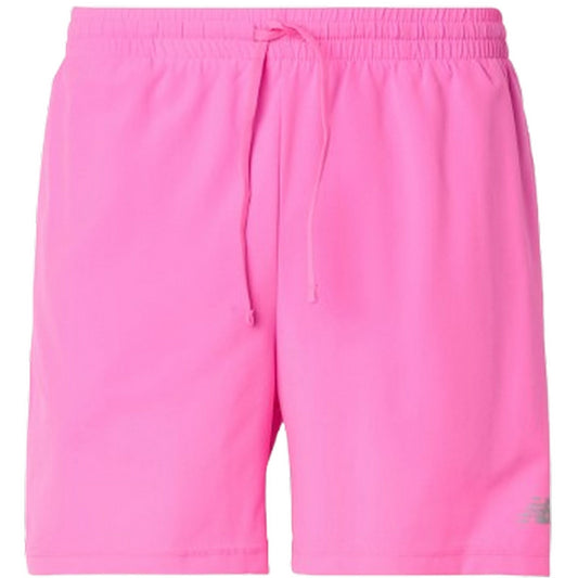 Pantaloncini Uomo New Balance - Sport Essentials Short 5 - Rosa