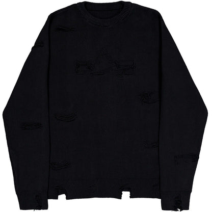 Maglioni Uomo Alpha Industries - Distressed Logo Pullover - Nero