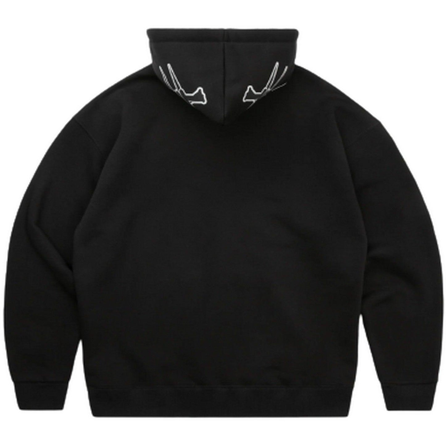 Felpe con cappuccio Uomo Usual - Crown Hoodie - Nero