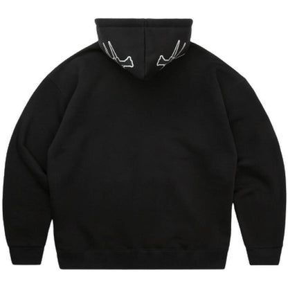 Felpe con cappuccio Uomo Usual - Crown Hoodie - Nero